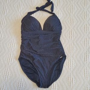Padded Halter One Piece Swimwear